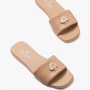 Kate Spade Kendall smooth leather slide sandal